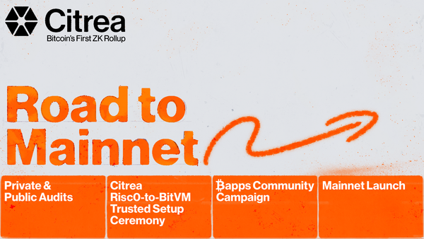 Countdown to Citrea Mainnet