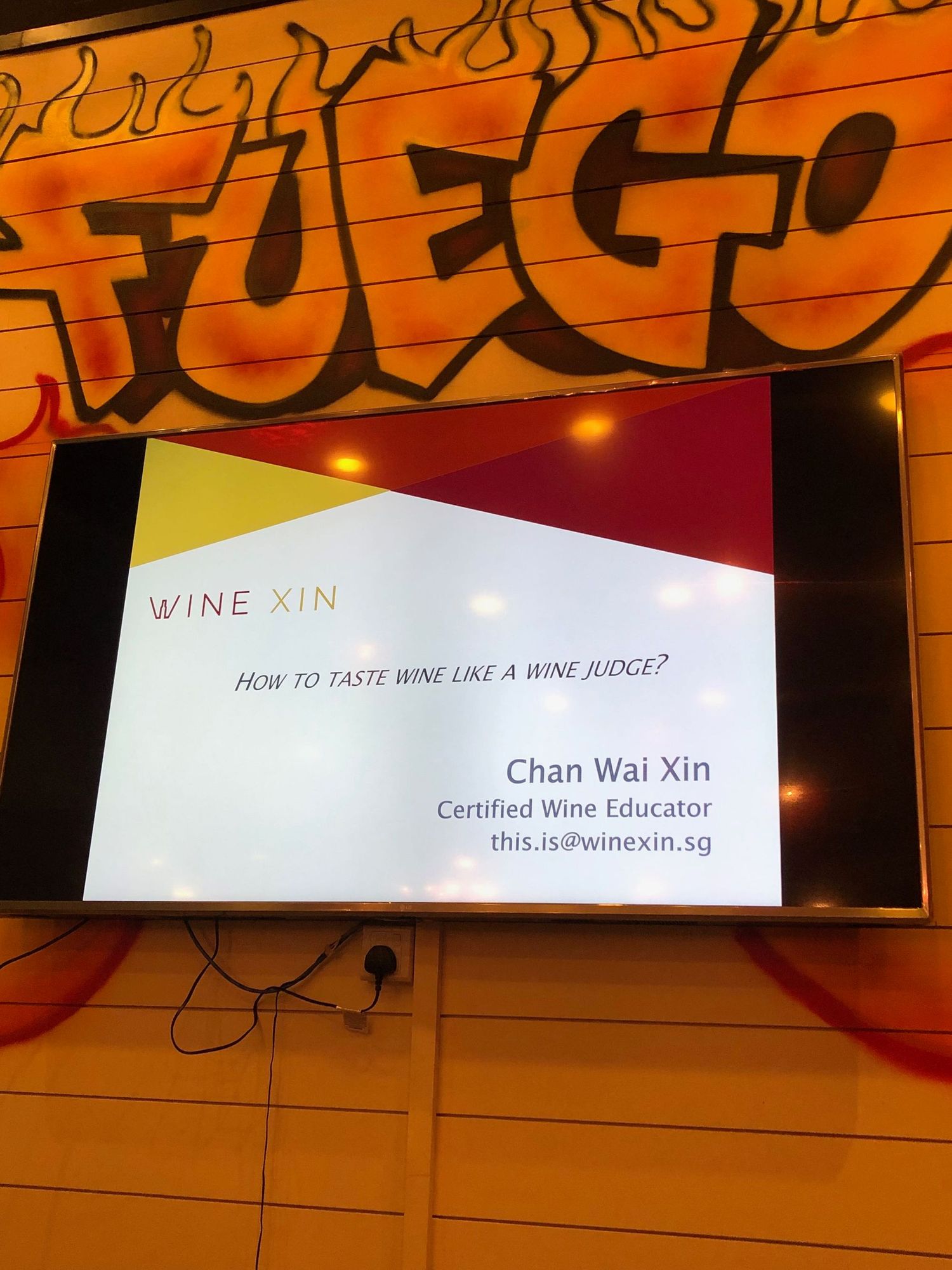 "How To Taste Wine Like A Wine Judge" Workshop