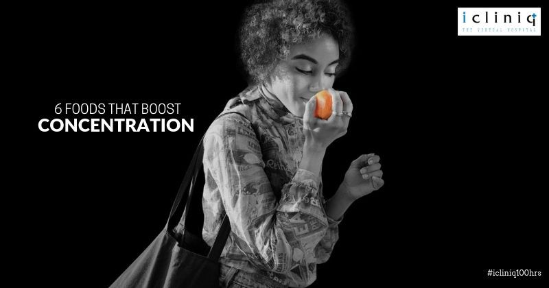 6 Foods That Boost Concentration