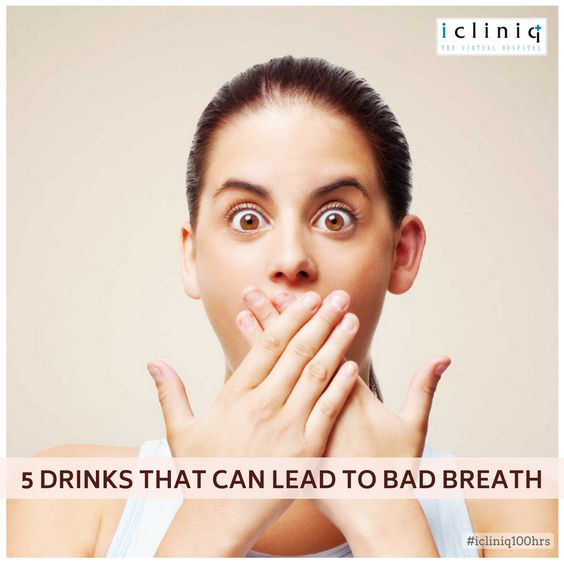 5 Drinks that Can Lead to Bad Breath
