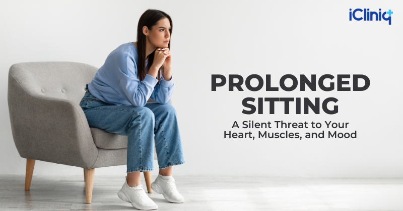 Prolonged Sitting: A Silent Threat to Your Heart, Muscles, and Mood