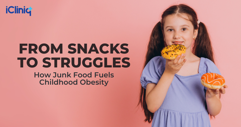 From Snacks to Struggles: How Junk Food Fuels Childhood Obesity