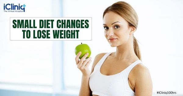 Small Diet Changes to Lose Weight