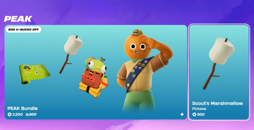 Fortnite Peak Skin Prices