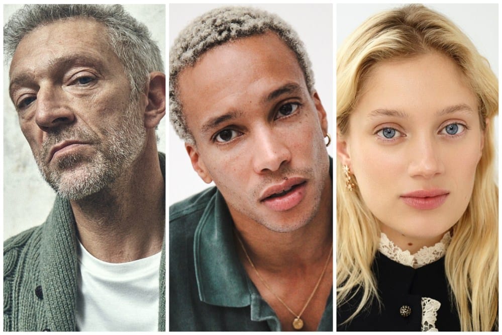 Vincent Cassel, Corentin Fila and Nadia Tereszkiewicz