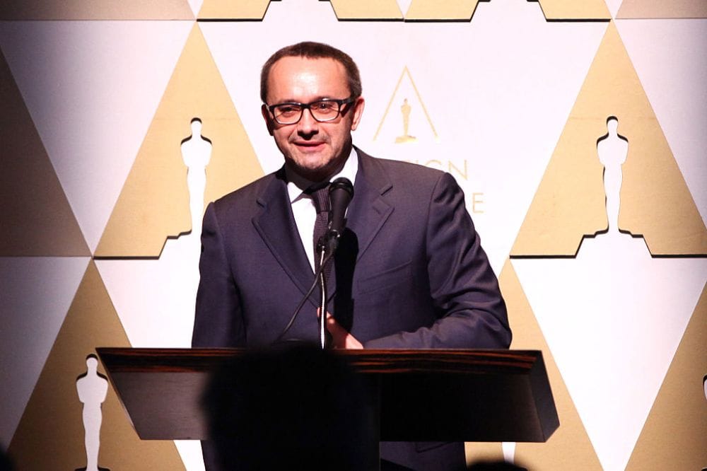 LOS ANGELES, CA - FEBRUARY 20: Nominee Andrey Zvyagintsev attends the 87th annual Academy Awards Oscar Week celebrates Foreign Language Films held at Future Home Of The Academy Museum Of Motion Pictures on February 20, 2015 in Los Angeles, California. (Photo by Tommaso Boddi/Getty Images)