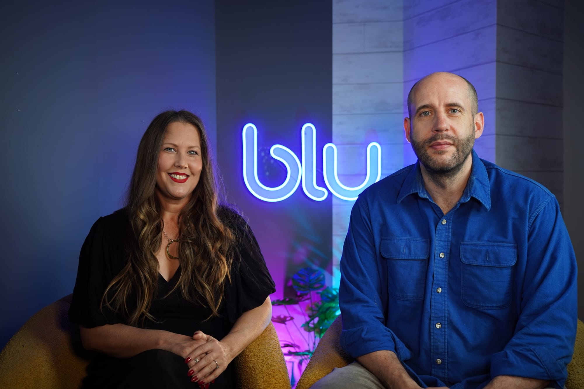 Ben Baldwin and Tara Stevens of blu shift creative