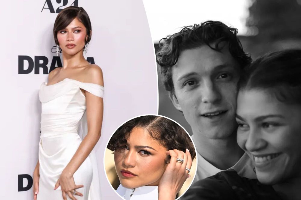 A recent red carpet photo of Zendaya and Law Roach together, or a striking solo image of Zendaya that captures the controlled, strategic nature of her public image — ideally from a major e...
