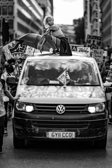 Misan Harriman's Seven-Year Protest Survey at Hope 93 Gallery Turns Social Media Documentation Into Institutional Credibility