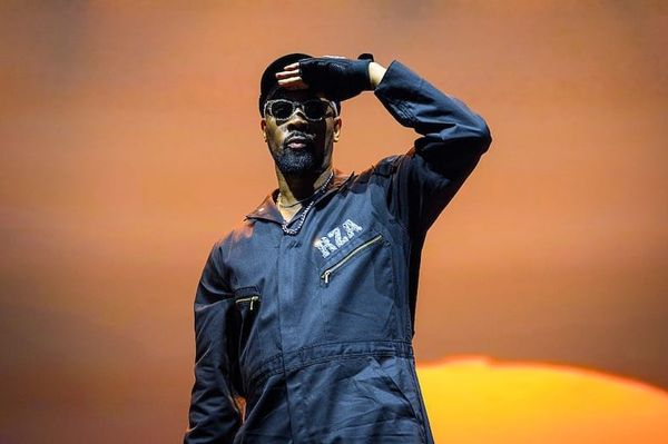 Wu-Tang Clan performing on stage during a recent tour, showing all nine members together, or a press image from The Final Chamber Tour announcement