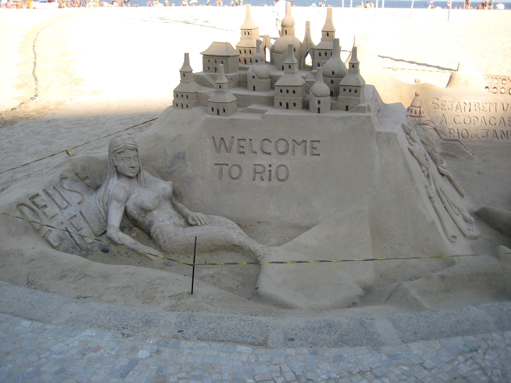Sandcastles in Copacabana