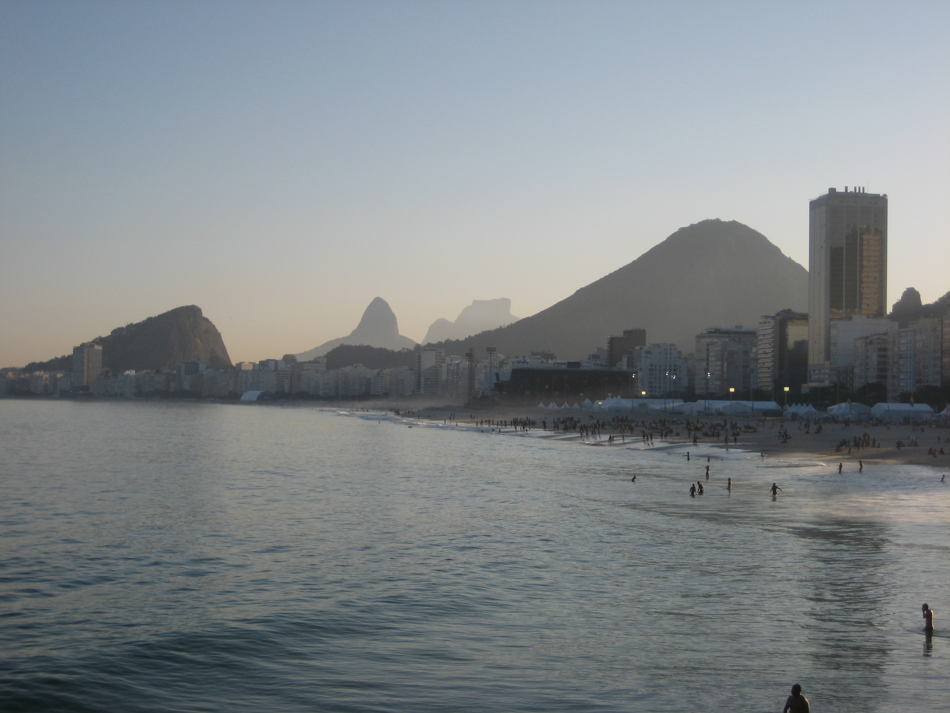 Copacabana beach view