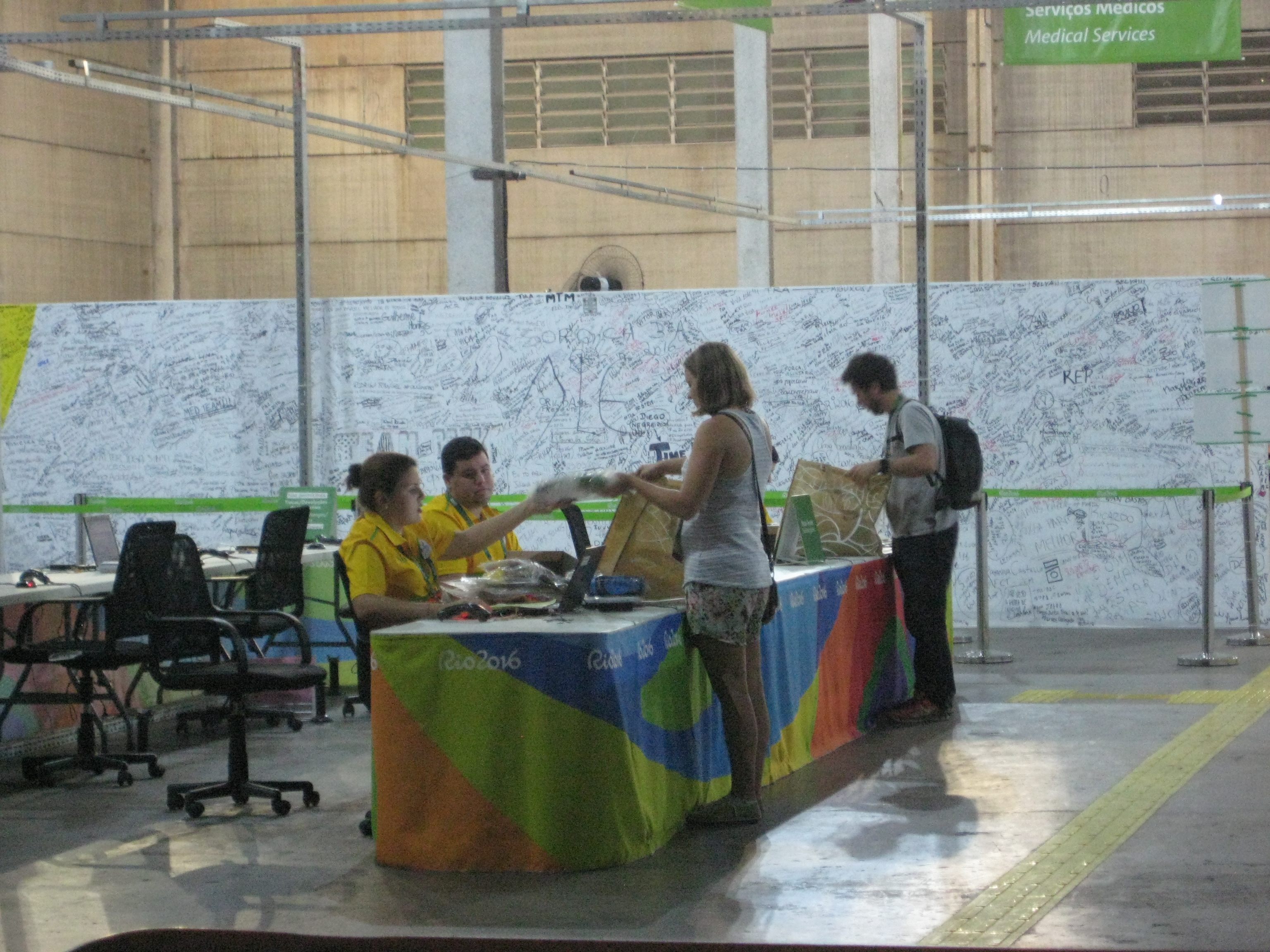 Vivian receiving uniform