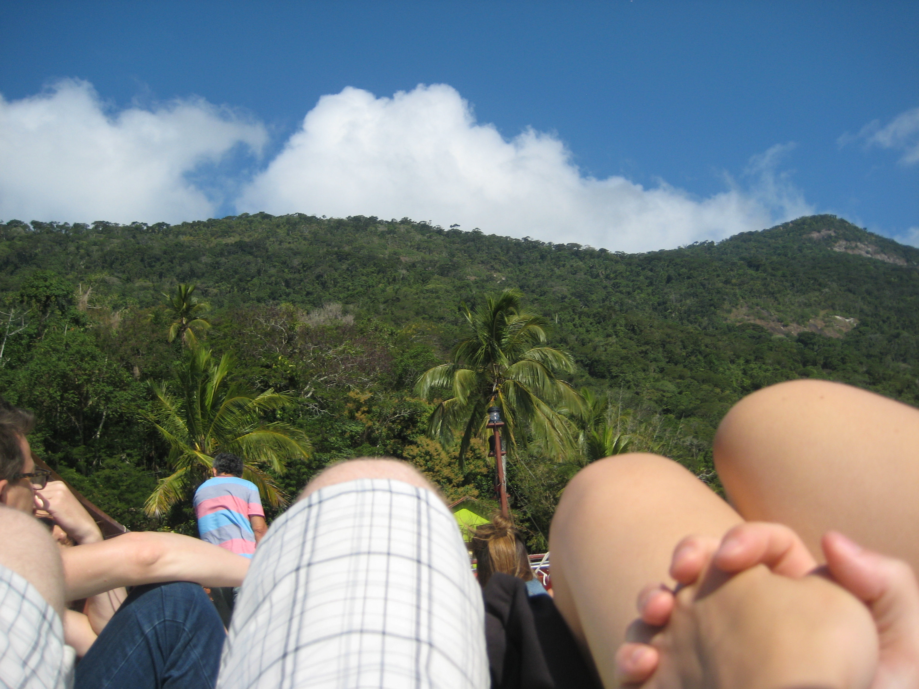 Enjoying sun and the view