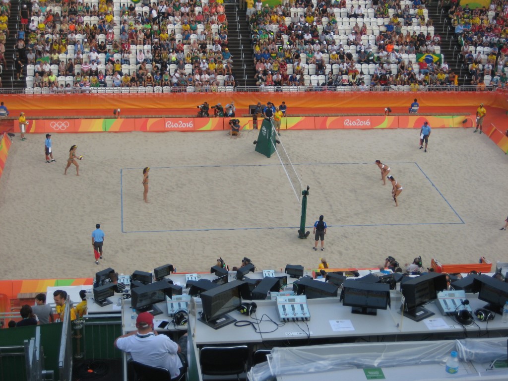 Brazil vs USA beach volley