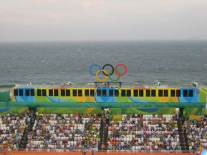 A view from press tribunes