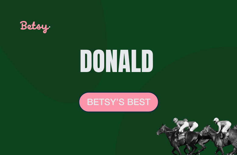 Betsy's Best: Donald post image