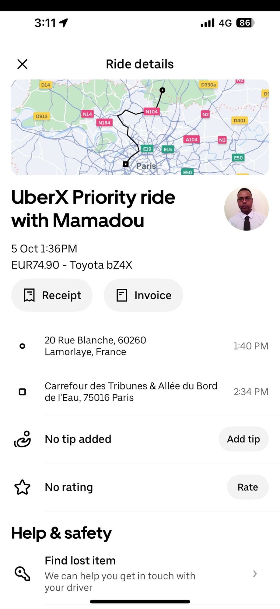A missing passport, a hero Uber driver, and a historic win post image