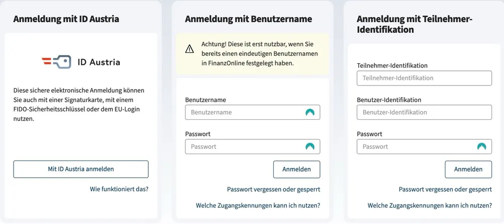 FinanzOnline’da 2 Adımlı Kimlik Doğrulama Zorunlu Oluyor