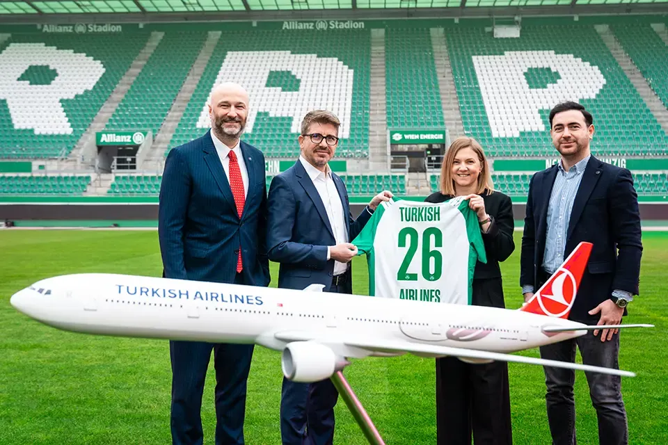 Türk Hava Yolları, SK Rapid’in resmi hava yolu partneri oldu