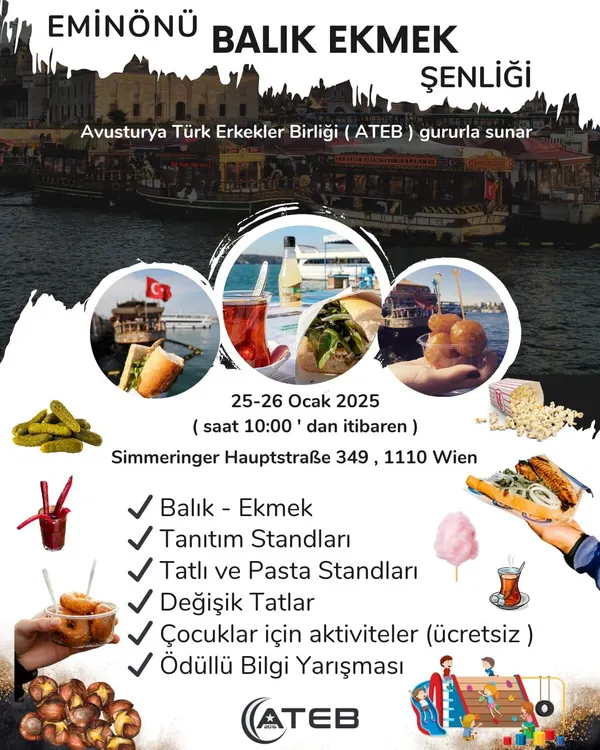 Eminönü Balık-Ekmek Şöleni Viyana’da Kapılarını Açıyor!