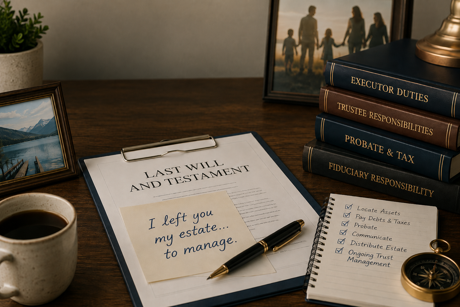 I Left You My Estate… to Manage