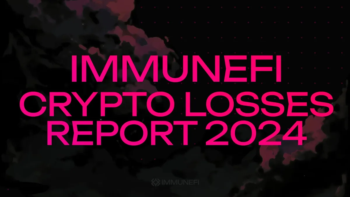 Immunefi Crypto Losses 2024 Report