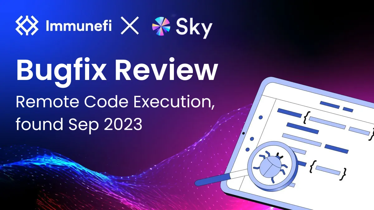 Sky Remote Code Execution Bugfix Review