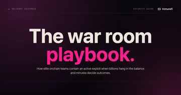 How to Run a War Room: A Playbook for Crypto Protocols