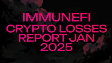 Immunefi Crypto Losses January 2025 Report