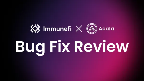 Acala Block Production Shutdown Bug Fix Review