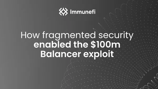 How fragmented security enabled the $100m Balancer exploit