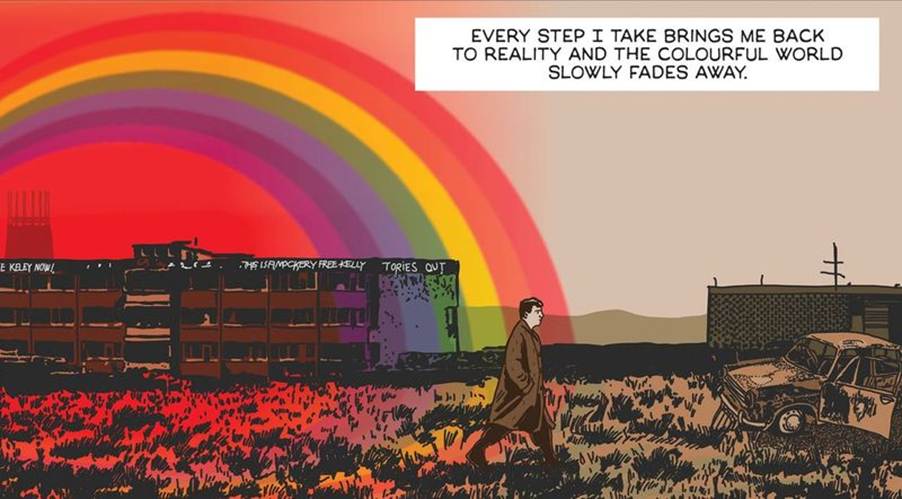 A person walking in a field with a rainbow in the background

AI-generated content may be incorrect.