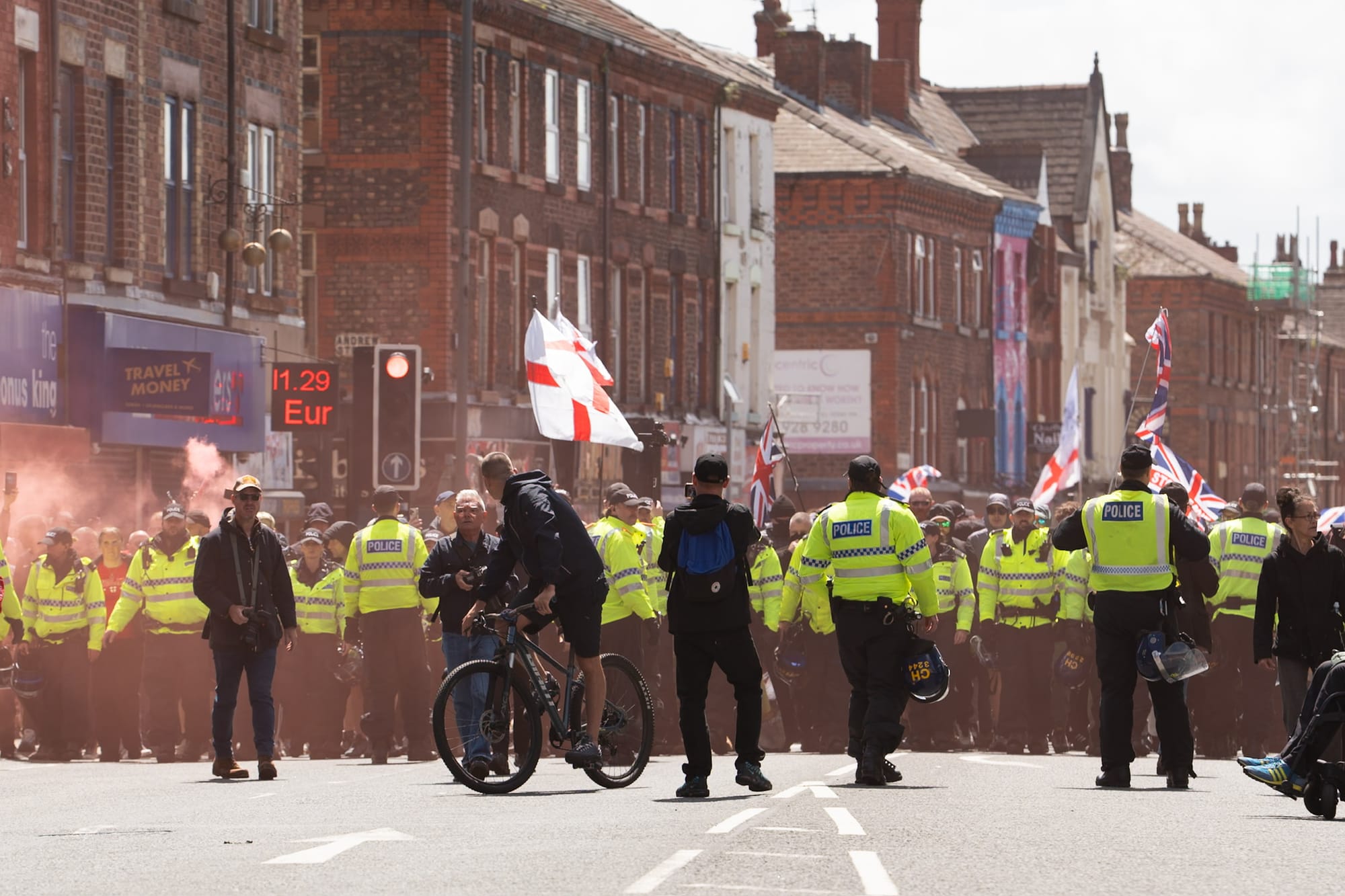 Anti-immigration protests return to County Road