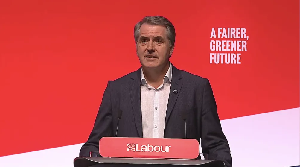 Labour arrives in Liverpool, flag-waving and anthem-singing