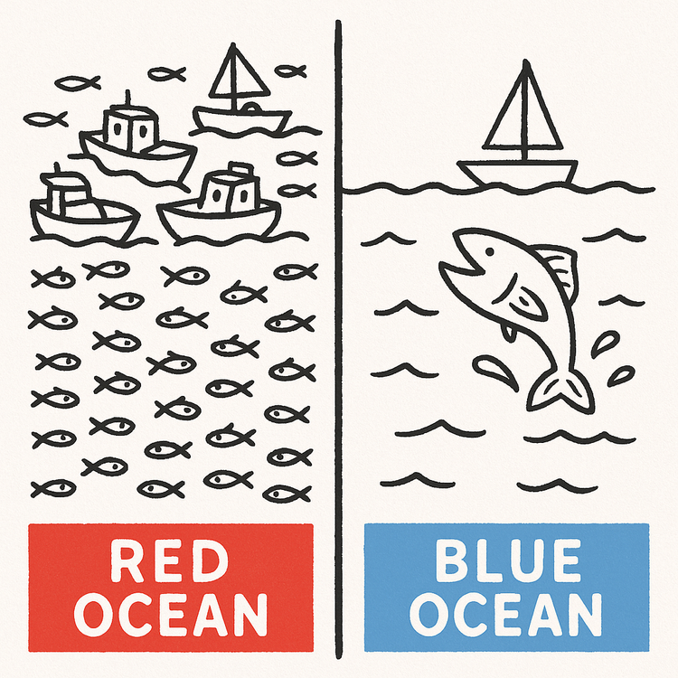 Ocean Conditions: Red vs Blue Ocean