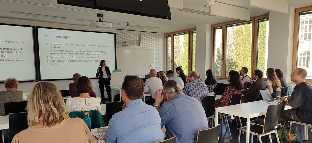 Keynote lecture at ECREA pre-conference Communication and democratic resilience