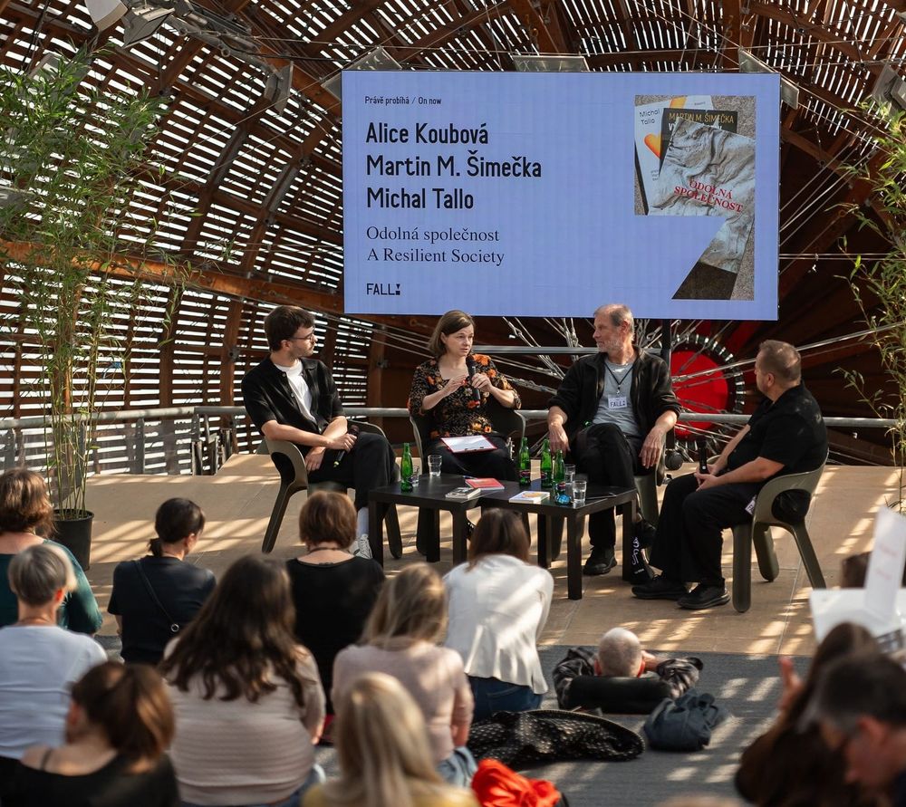 FALL Festival: Alice Koubová, Martin M. Šimečka and Michal Tallo, moderated by Petr Fischer