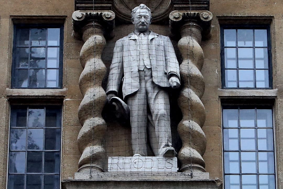 The Cecil Rhodes statue that