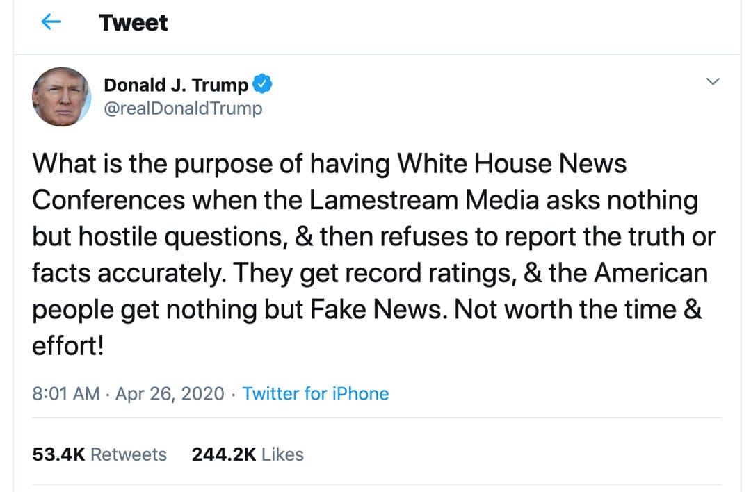 President Trump