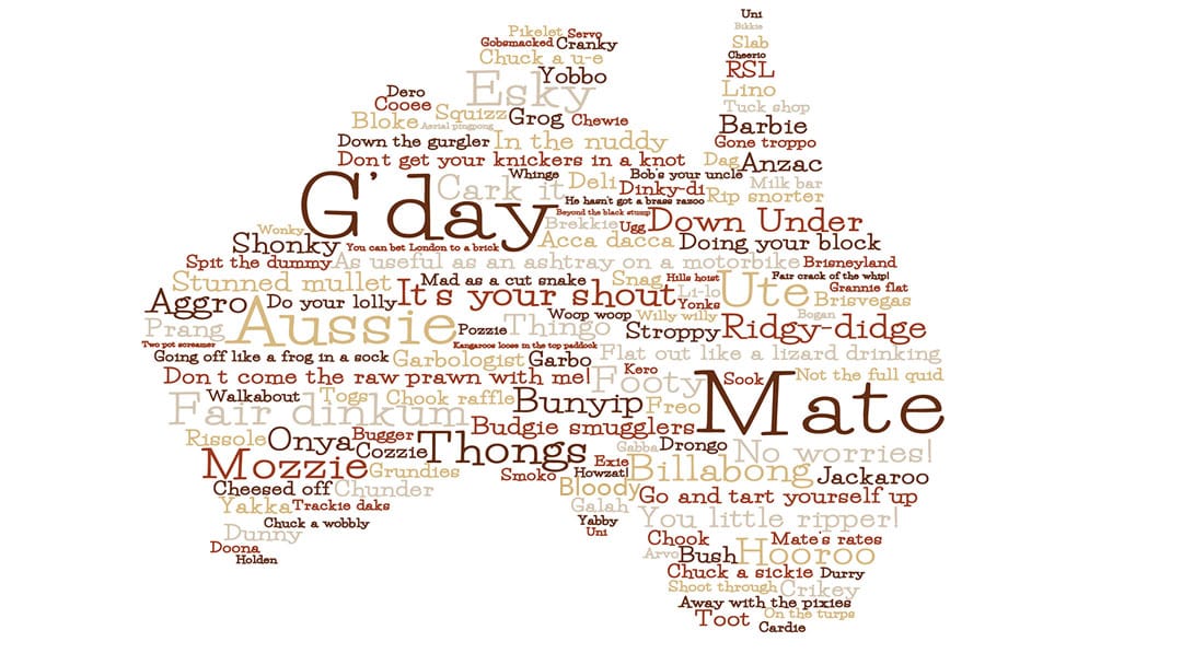 Australian slang: A bloody great word, whichever way you use it