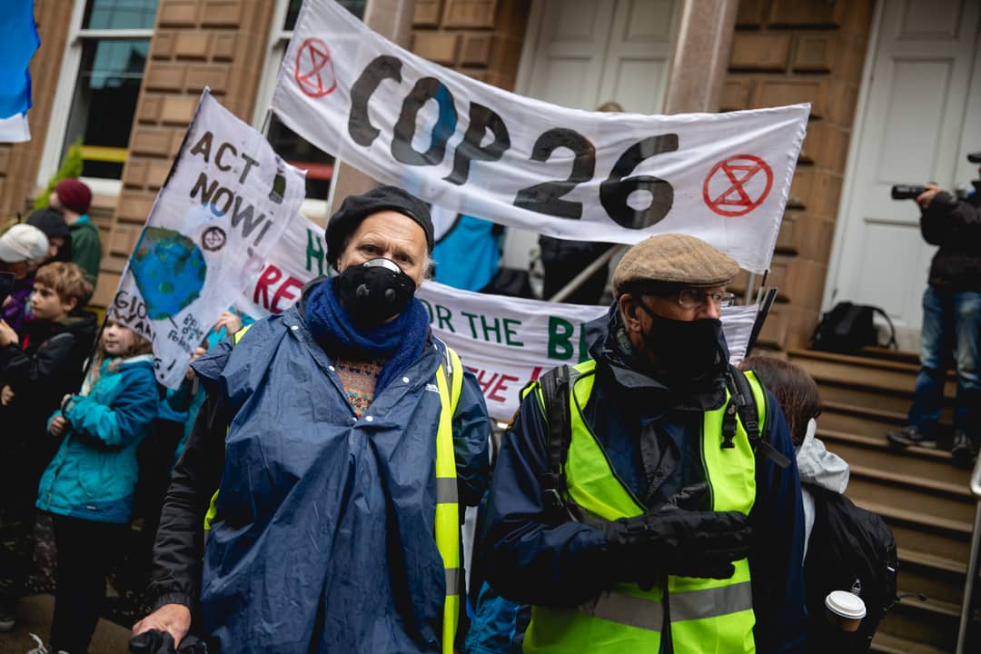 COP26 Glasgow protestors