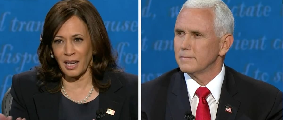 The vice-presidential debate: A moment of calm in a week of chaos