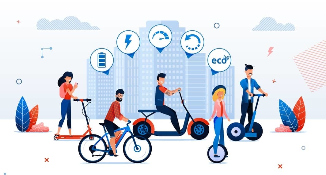 The changing face of urban mobility: The rise of electric scooters and e-bikes