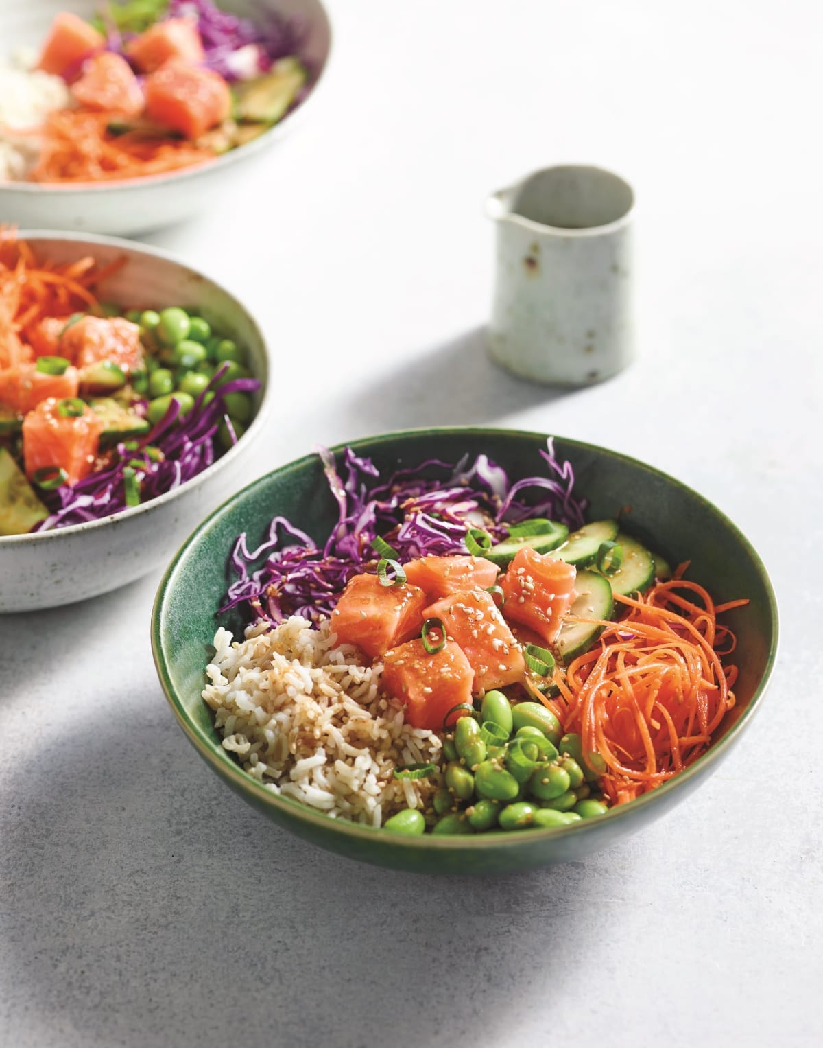 Image of salmon poke bowl