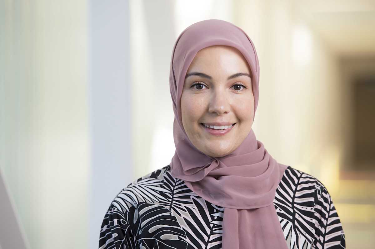 A smiling Dr Ayse Zengin