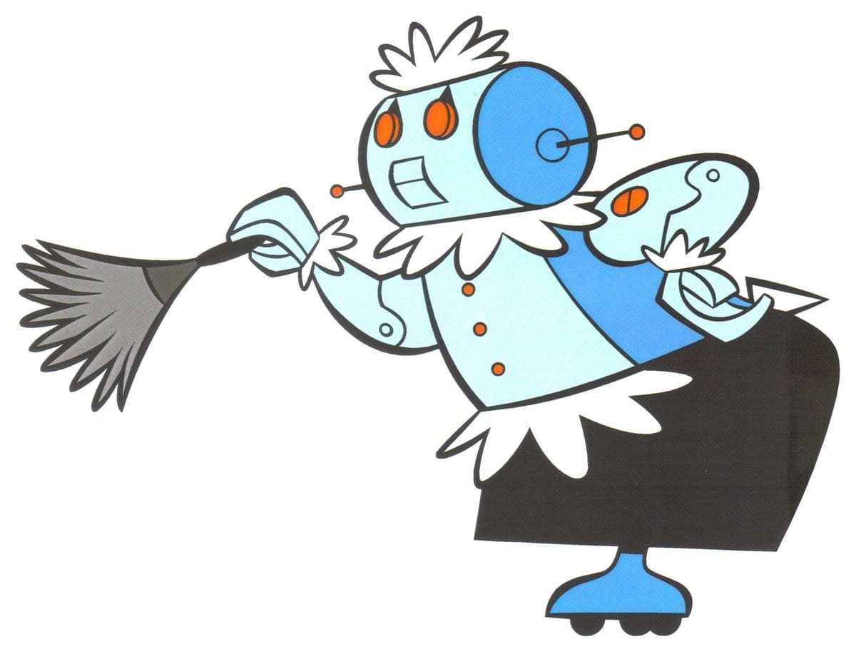 Image of Rosie the robot, from 1960s cartoon The Jetsons