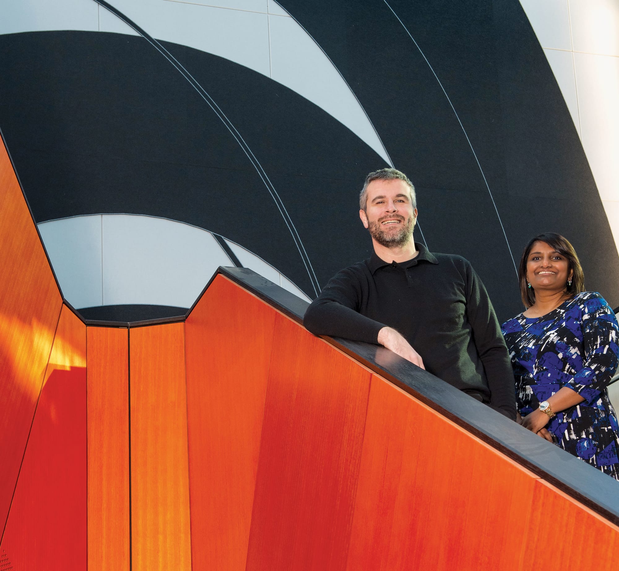 Professor Nicolas Georges and Dr Angeline Achariya