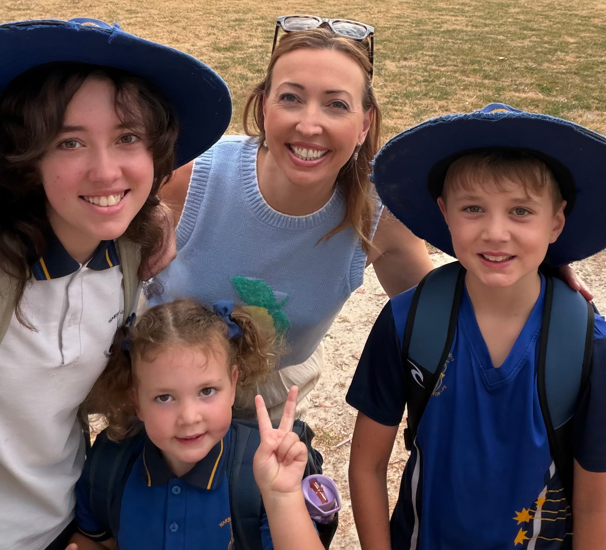 Dr Natalie Lister and her family.