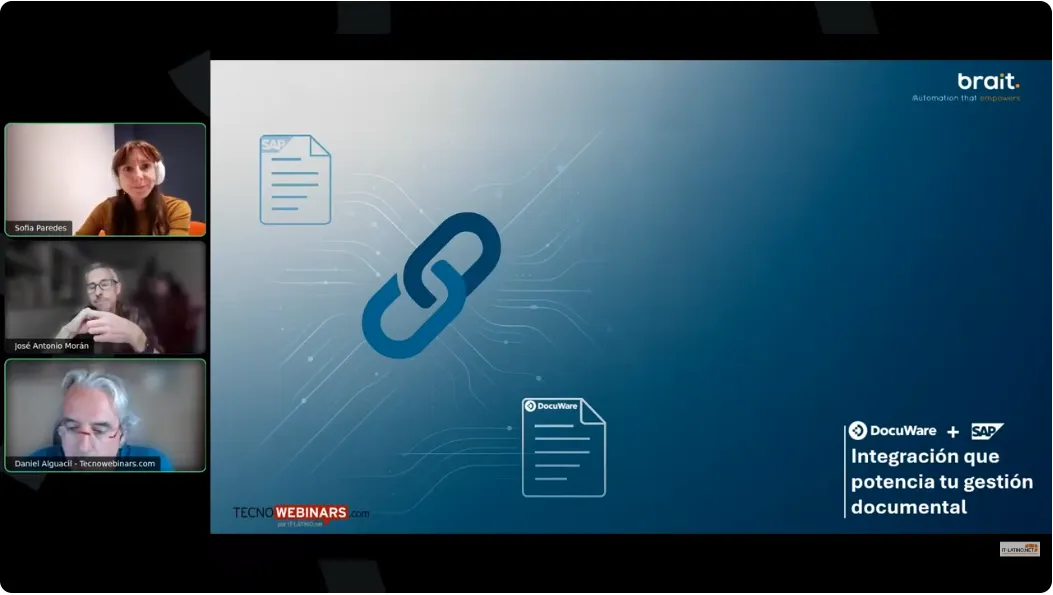 SAP + DocuWare integración que potencia tu gestión documental (85 min)